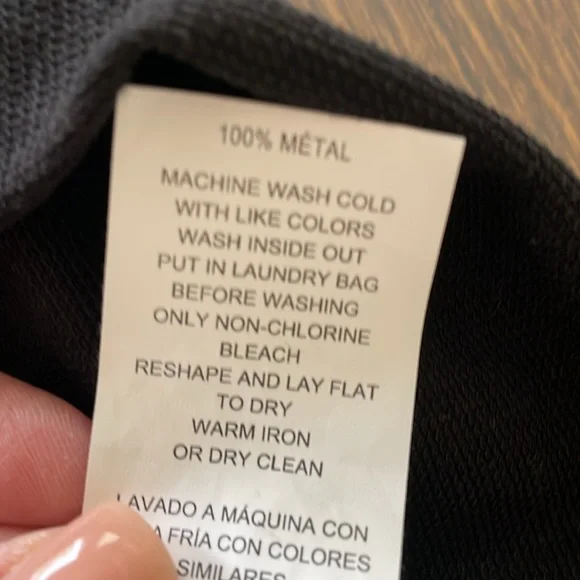 MICHAEL KORS GOLD STUDDED BLACK HOODIE Size 2X Black Goldtone Hardware - Picture 10 of 13